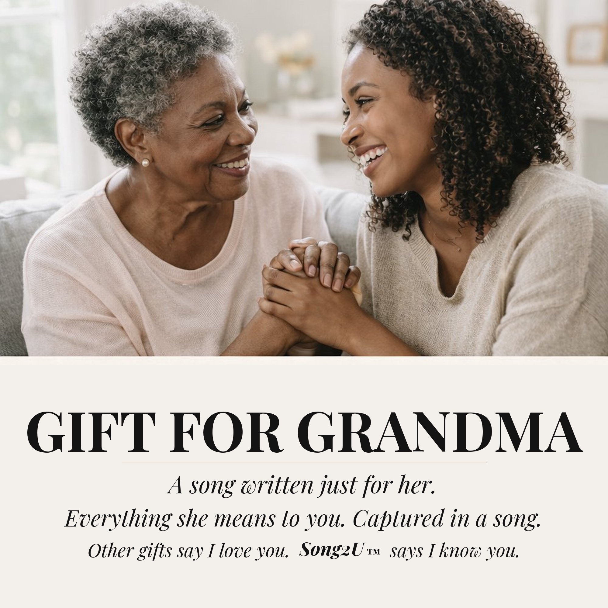 Gift for Grandma custom song